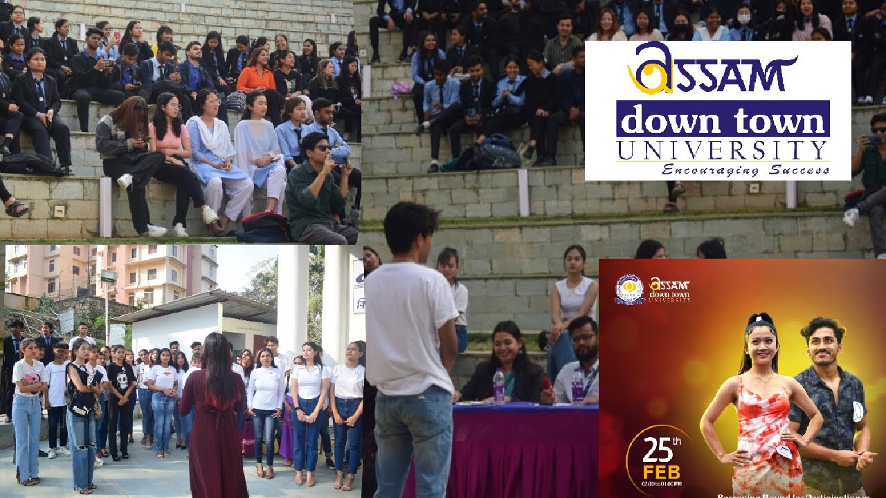 Assam Downtown University Mr. & Miss Attitude 2023 Auditions