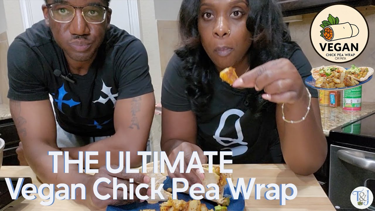 Ultimate Vegan Pita Wraps & Roasted Potatoes | Easy Plant-Based Meal Prep | T&J Cooking