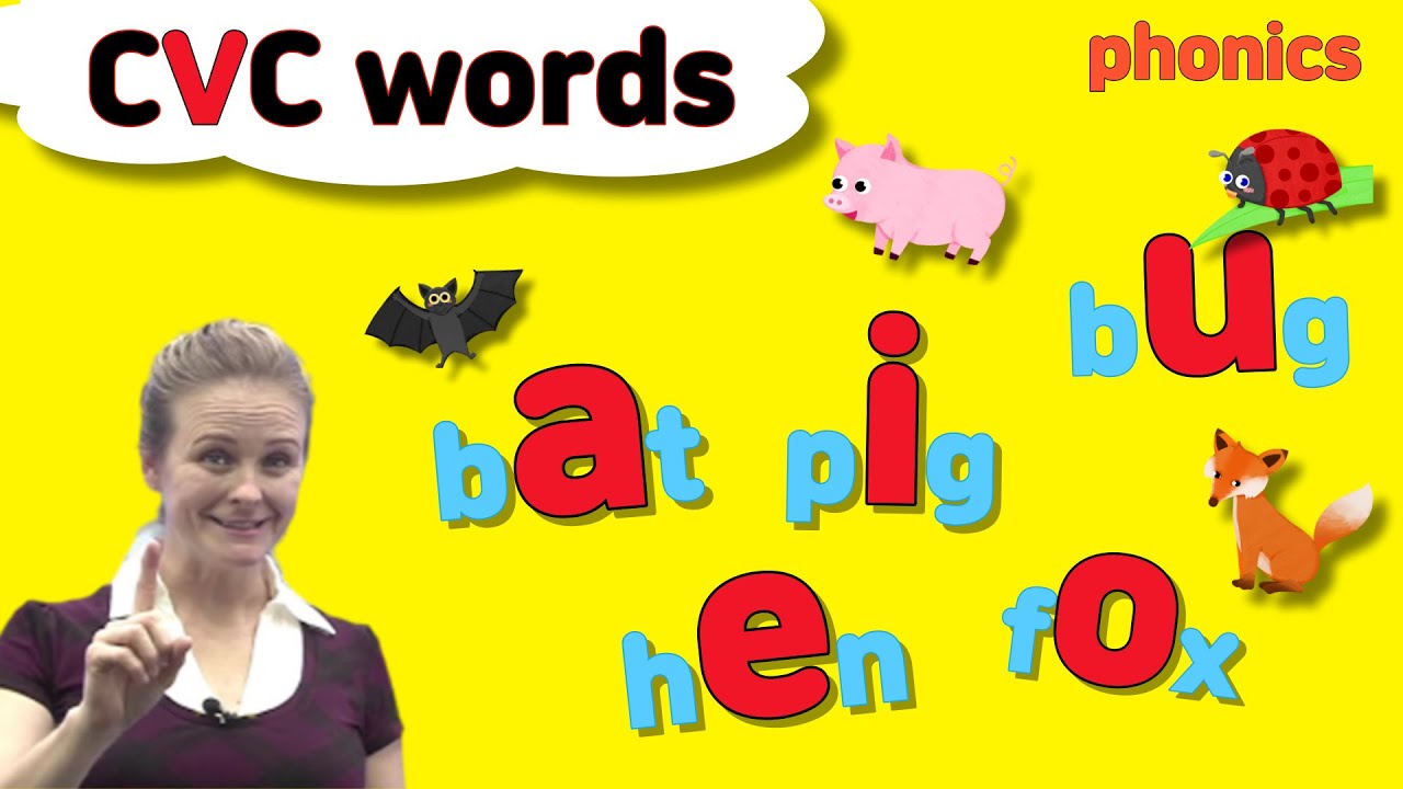 Короткие гласные звуки | а е i o u |  Phonics | CVC-слова