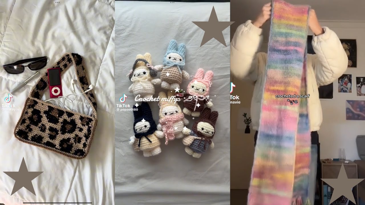 Crochet inspo TikTok compilation 🌟 | aesthetic crochet ideas for your new project! 💫🧶