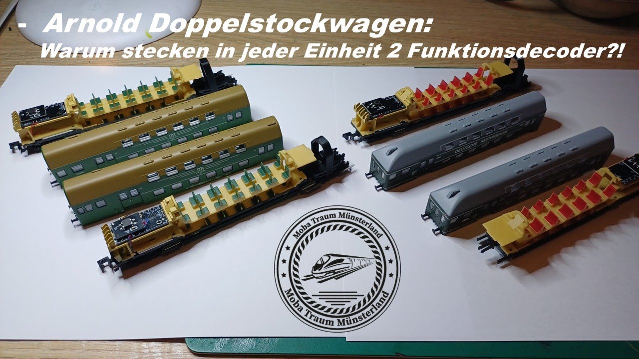 Warum Arnold?!🤯,4-teilig oder 2-teilig? Das Decoder-Rätsel der neuen Arnold Doppelstockwagen erklärt