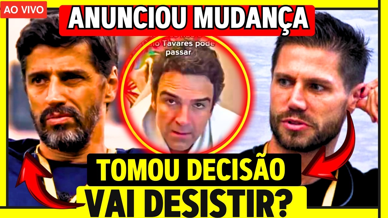 🔴 AGORA; TADEU FAZ PRONUNCIAMENTO SOBRE ACUSAÇÕES DO DISCURSO; JONAS REVELA OPINIÃO; COWBOY TRISTE