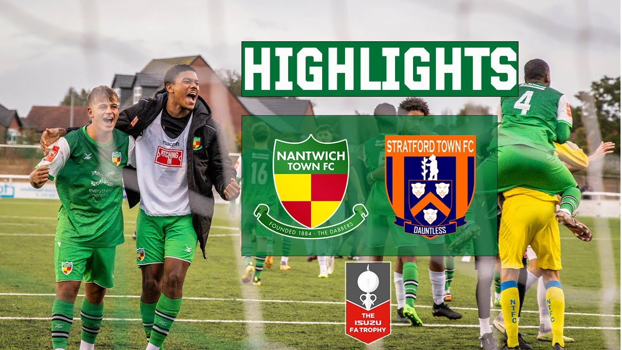 Nantwich Town 0-0 Stratford Town (4-2 on penalties) - Isuzu FA Trophy First Round - 28/10/23