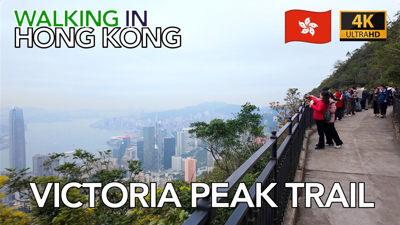 🇭🇰 Walking in Hong Kong: Victory Peak trail | DJI Osmo Pocket 3 | 4K