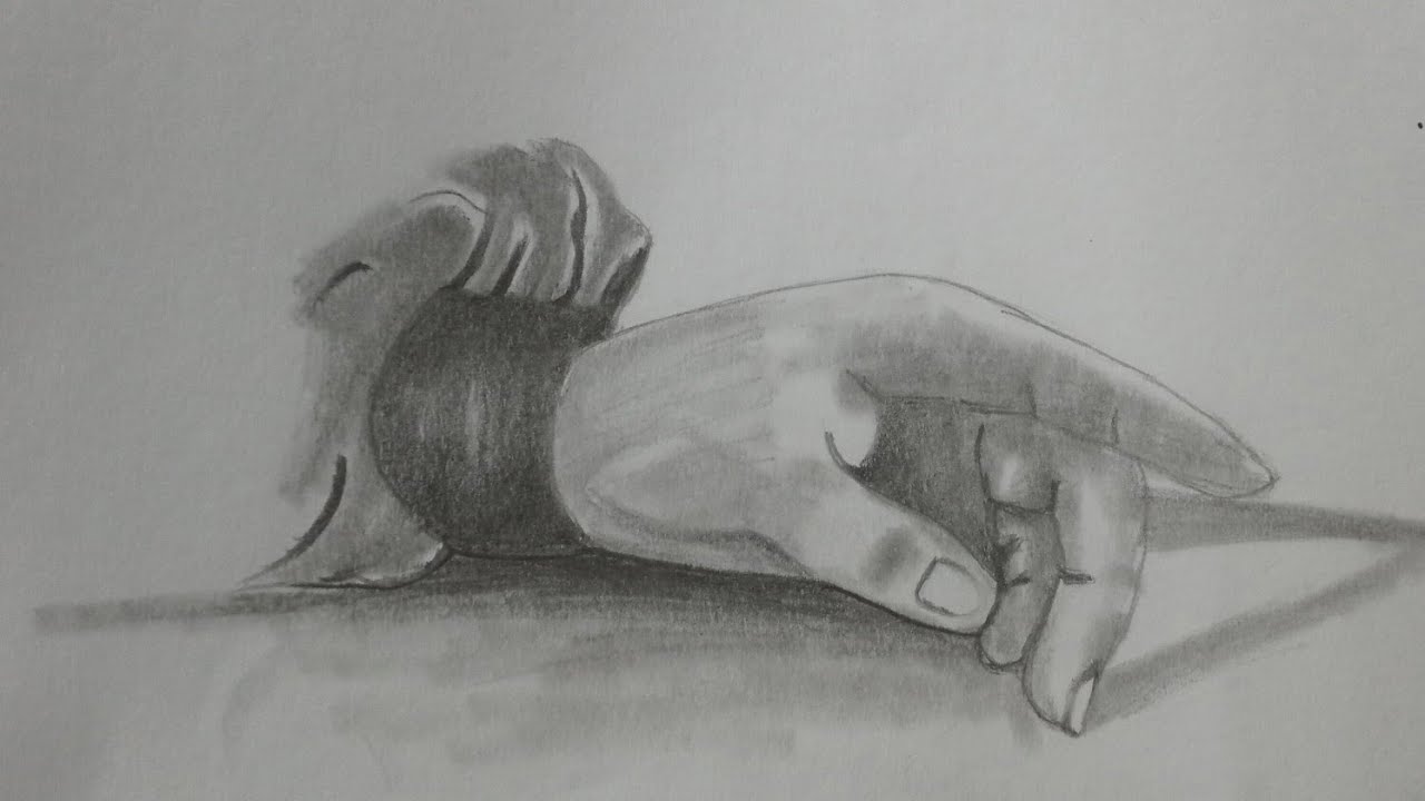 Expressive Hand Sketch | Pencil Drawing Study
