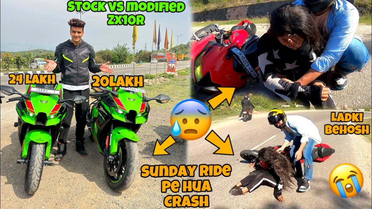 School Girl Cr@shed from Bike 😰🤬 || Kawasaki Ride Goes Wrong 😰😰 @Motovloggerjannustunts
