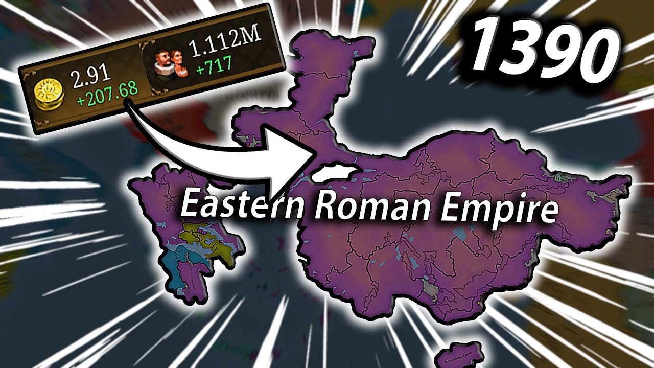 EVERY CLICK of YOUR First 50 Years As EU5 BYZANTIUM