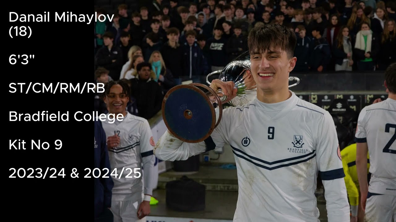 Danail Mihaylov (18, Bulgaria) - Soccer Highlight Video - Bradfield College/UK
