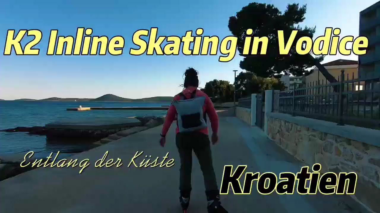 Kroatien Vodice 2025 Tribunj Promenade  #Inlineskates #vodice #kroatien2025 #K2