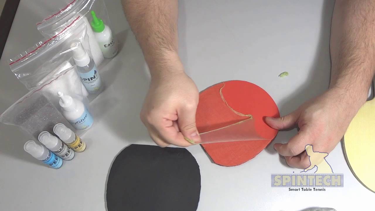 Removendo a cola EasyGlue da borracha - 360TT