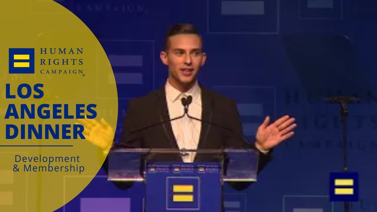 Adam Rippon Receives HRC Visibility Award, Presented by Gus Kenworthy