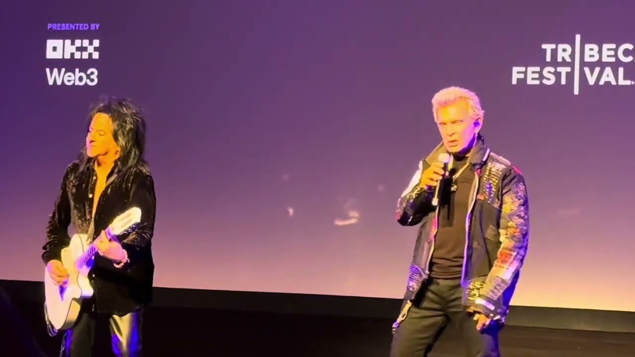 Billy Idol White Wedding at TriBeCa Film Festival NYC 2025