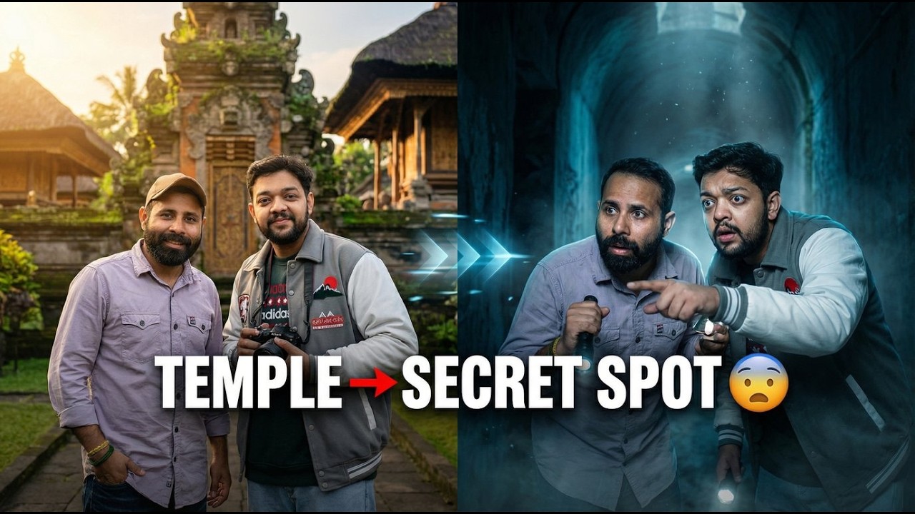 From Temples to a Hidden Secret Spot with My Brothers 🛕😨
