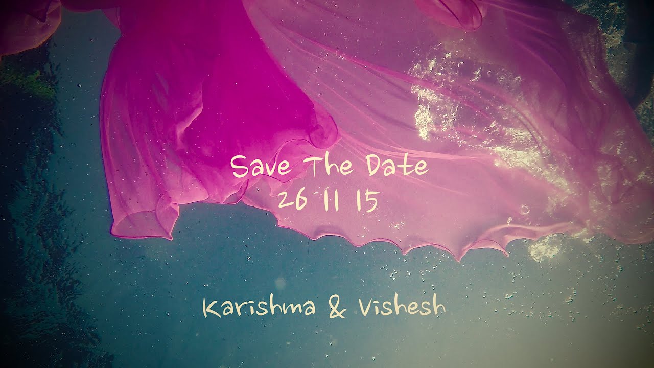 Underwater Proposal (Save The Date) | WeddingNama | Karishma & Vishesh