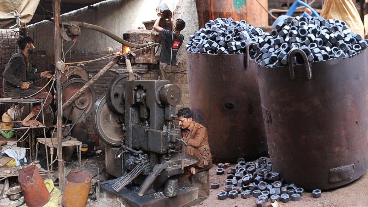 A Complete Wonderful Mass Manufacturing Of Hex Nuts Bolt