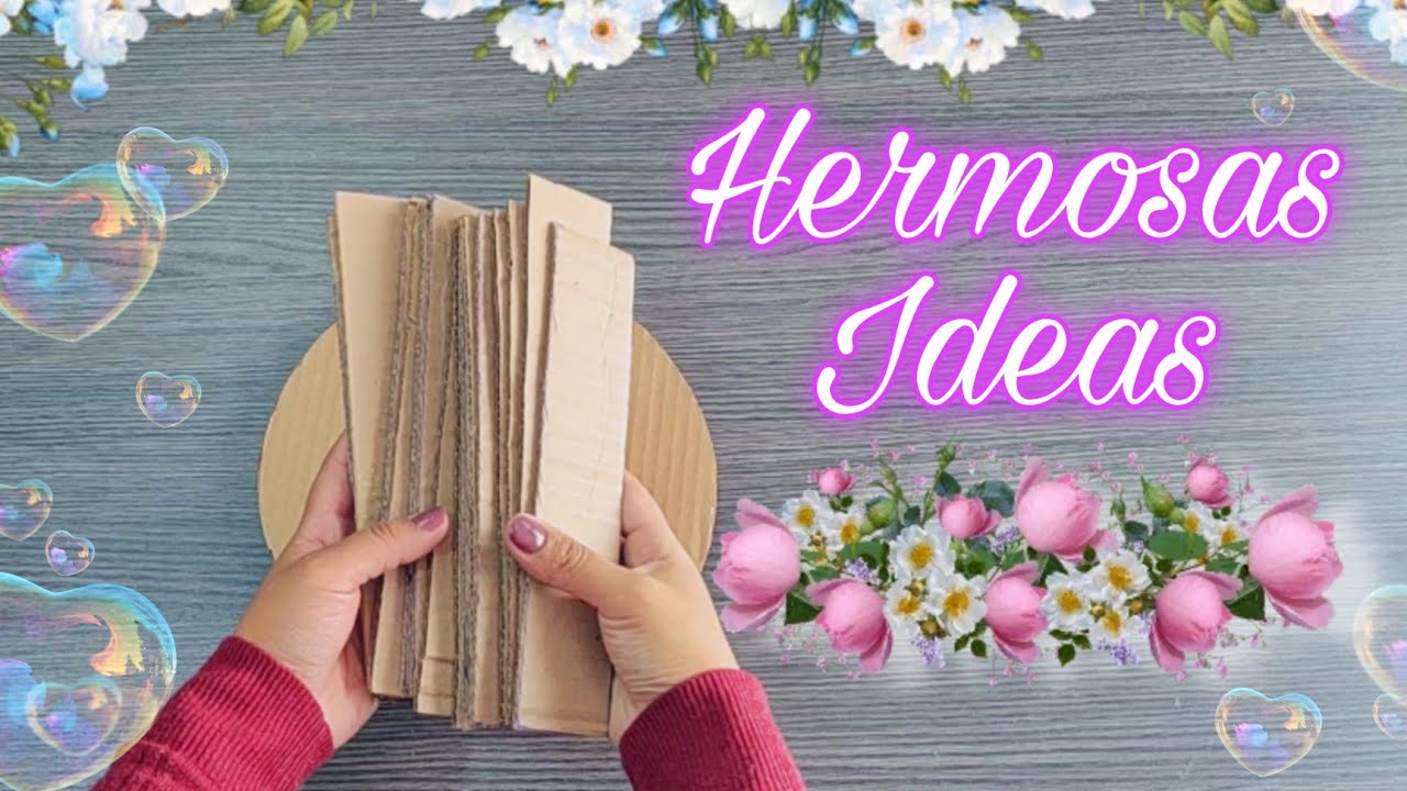 ♻️ Manualidades con reciclaje! 💕LINDAS IDEAS PARA EL HOGAR / MANUALIDADES CON CARTON / DIY