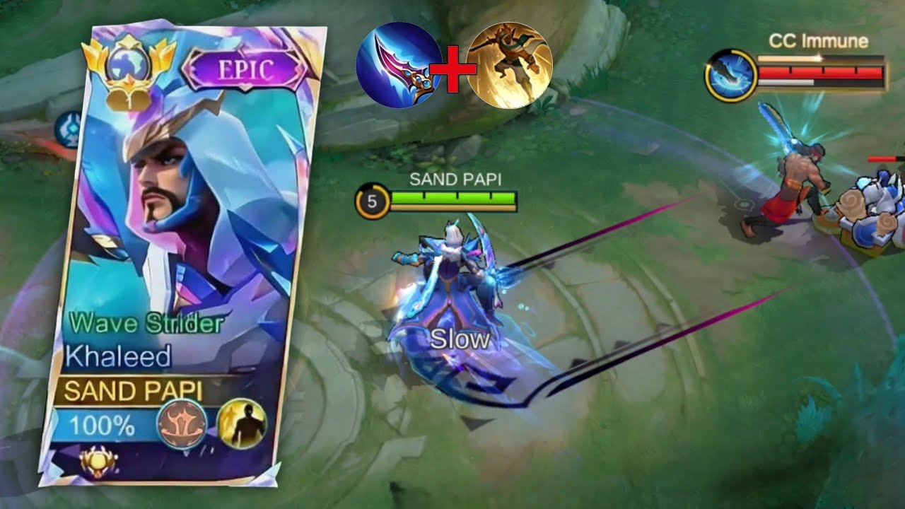 HOW TO COUNTER LAPU LAPU USING THIS KHALEED BUILD AND TRICK IN EXP LANE!! 