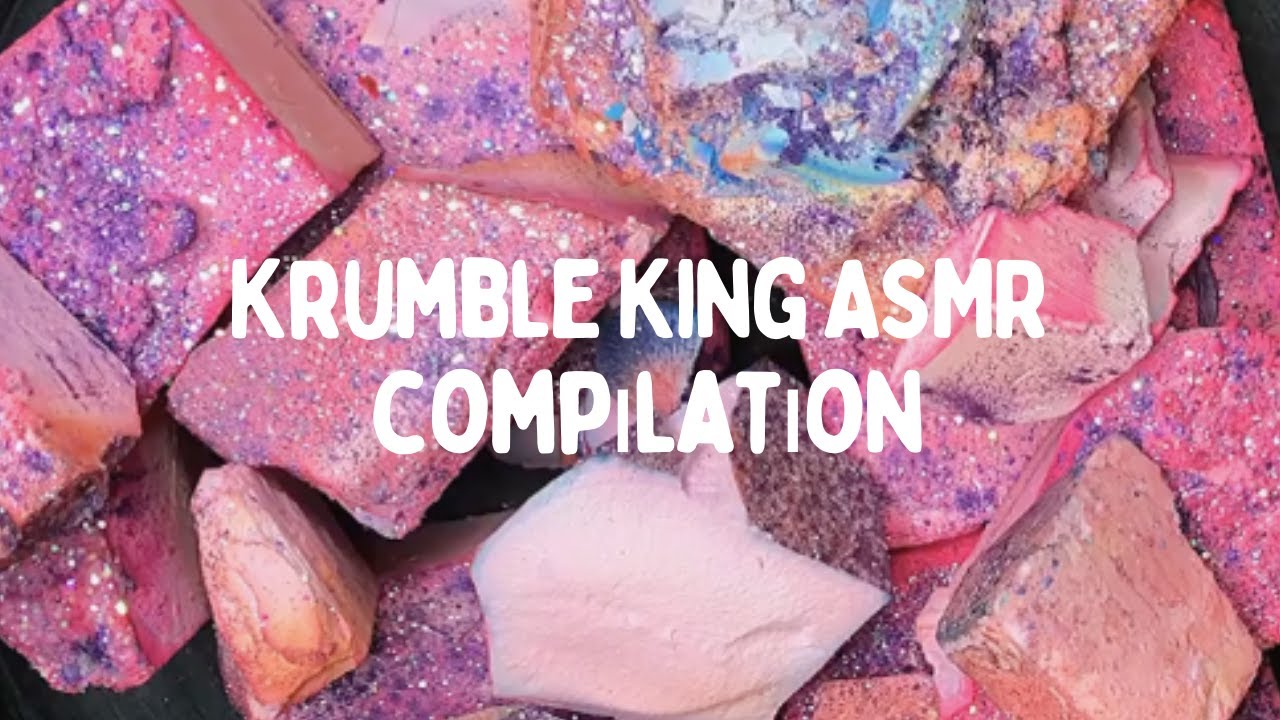 ✨🌈🤍  CREATOR SERIES PART 76 🍭✨🌈🤍  PLAIN & DYED GYM CHALK CRUSHING Krumble King