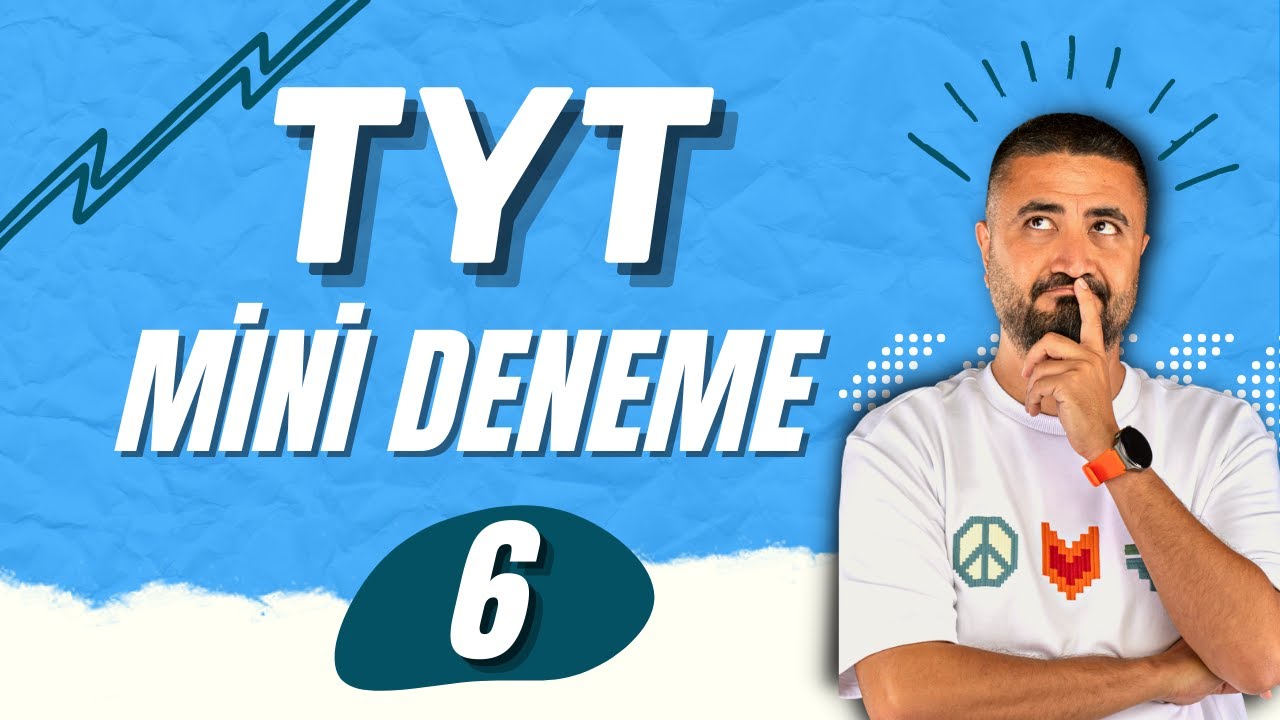 TYT MİNİ DENEME 6 | Rehber Matematik