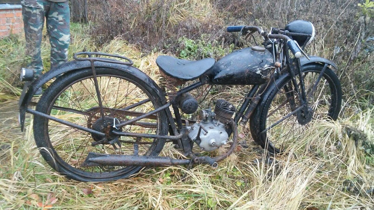 Обзор редкого мотоцикла DKW rt-100 1938г.в.