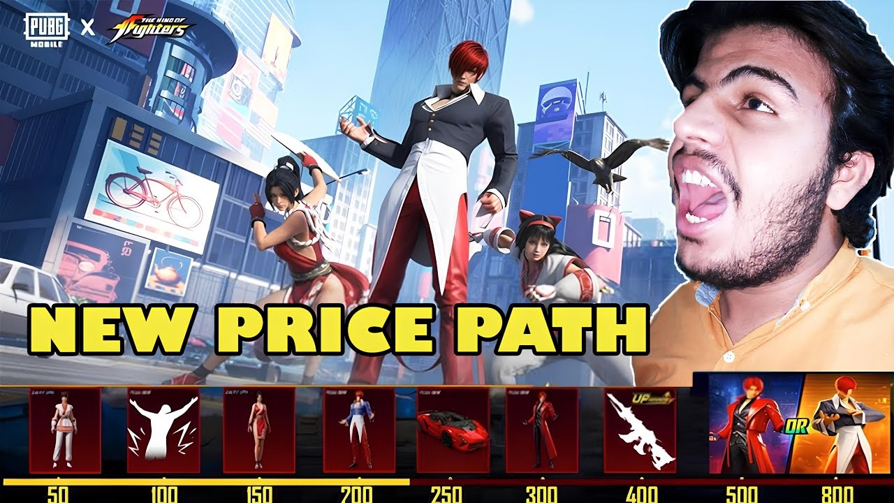 NWE PRICE PATH IN PUBG / PUBG X THE KING OF FIGHTER