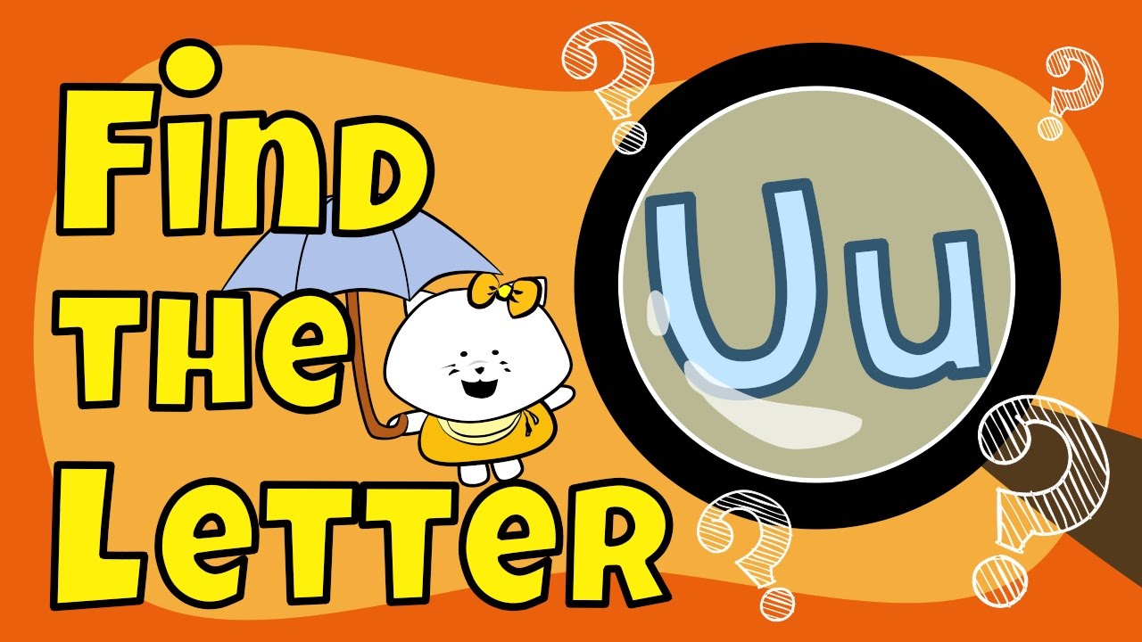 Alphabet Games | Find the Letter U