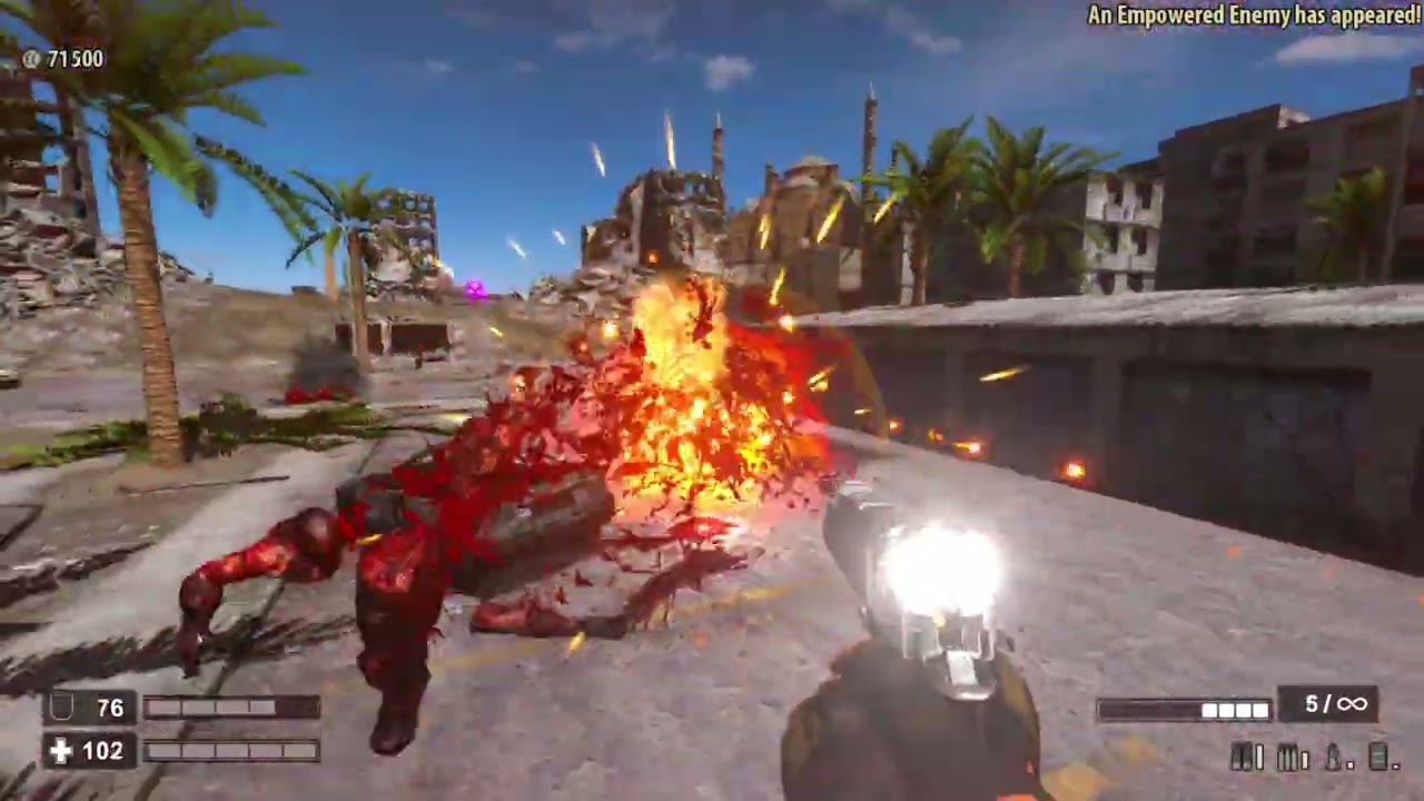 Serious Sam Fusion 2017: Sirian Towards Gate + Arcadetechdemo Gameplay [Serious]