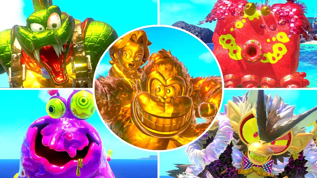 Donkey Kong Bananza DLC - All Secret Statues (DK Island Squawks Shop)