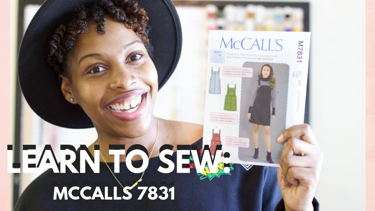 LEARN TO SEW: MCCALLS 7831: EASY SEW JUMPER DRESS