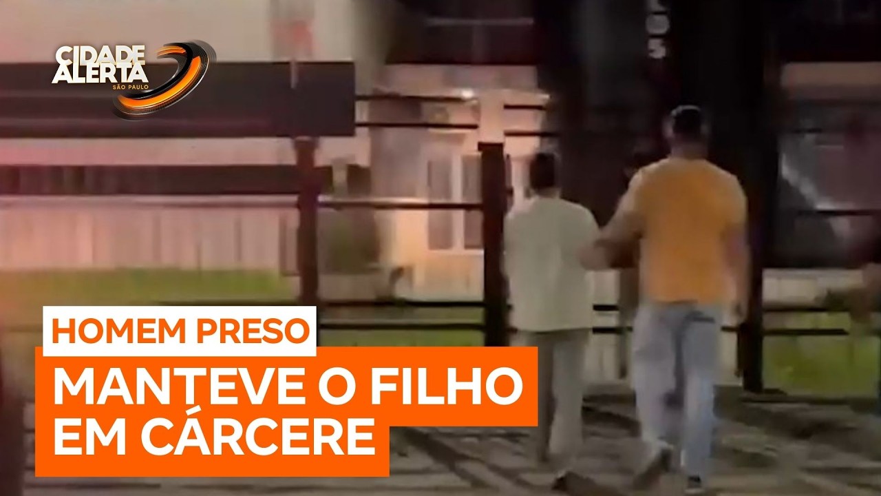 Homem é preso por sequestrar o próprio filho e manter a criança em cárcere privado por 2 anos