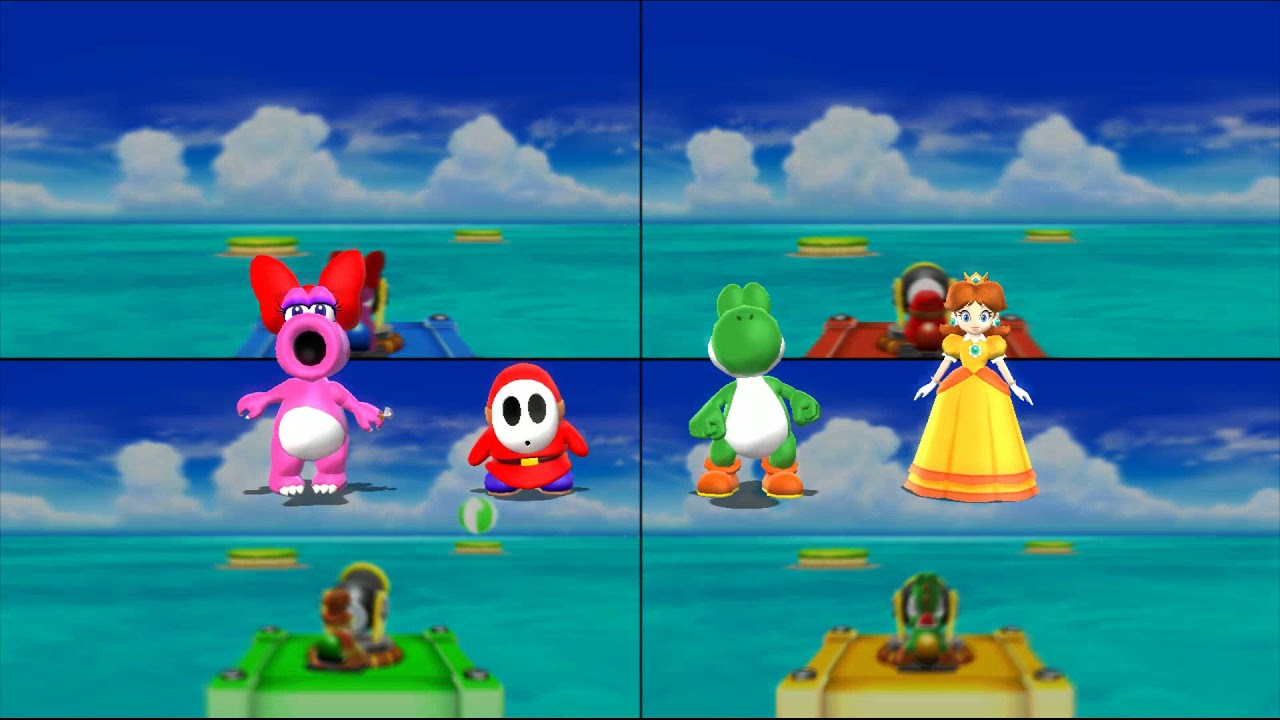 Mario Party 9 High Rollers - Birdo vs Shy Guy vs Daisy vs Yoshi Gameplay | MARIOGAMINGHUB