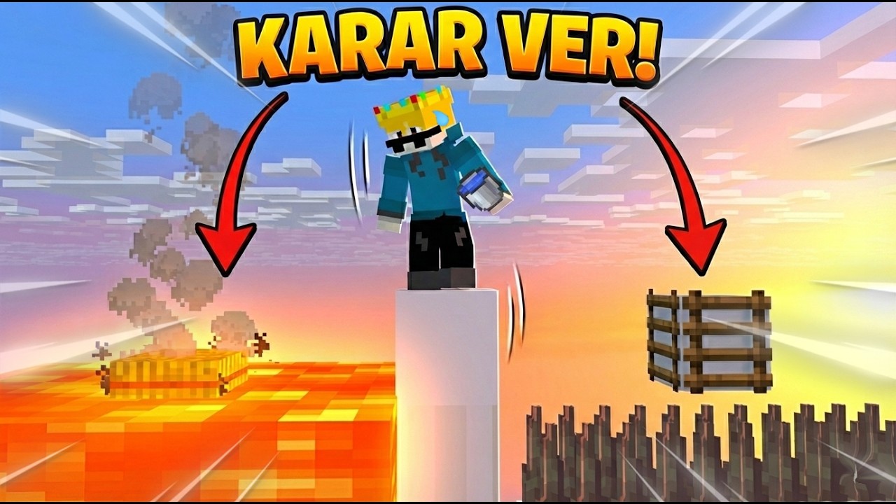 Minecraft'ın EN ZOR Kararlarını VERDİM!