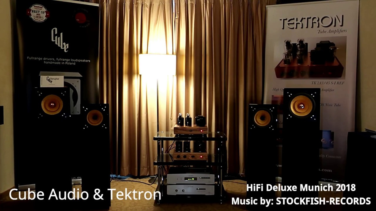 CUBE AUDIO Nenuphar & Tektron TK2A3 - HiFi Deluxe 2018 #8