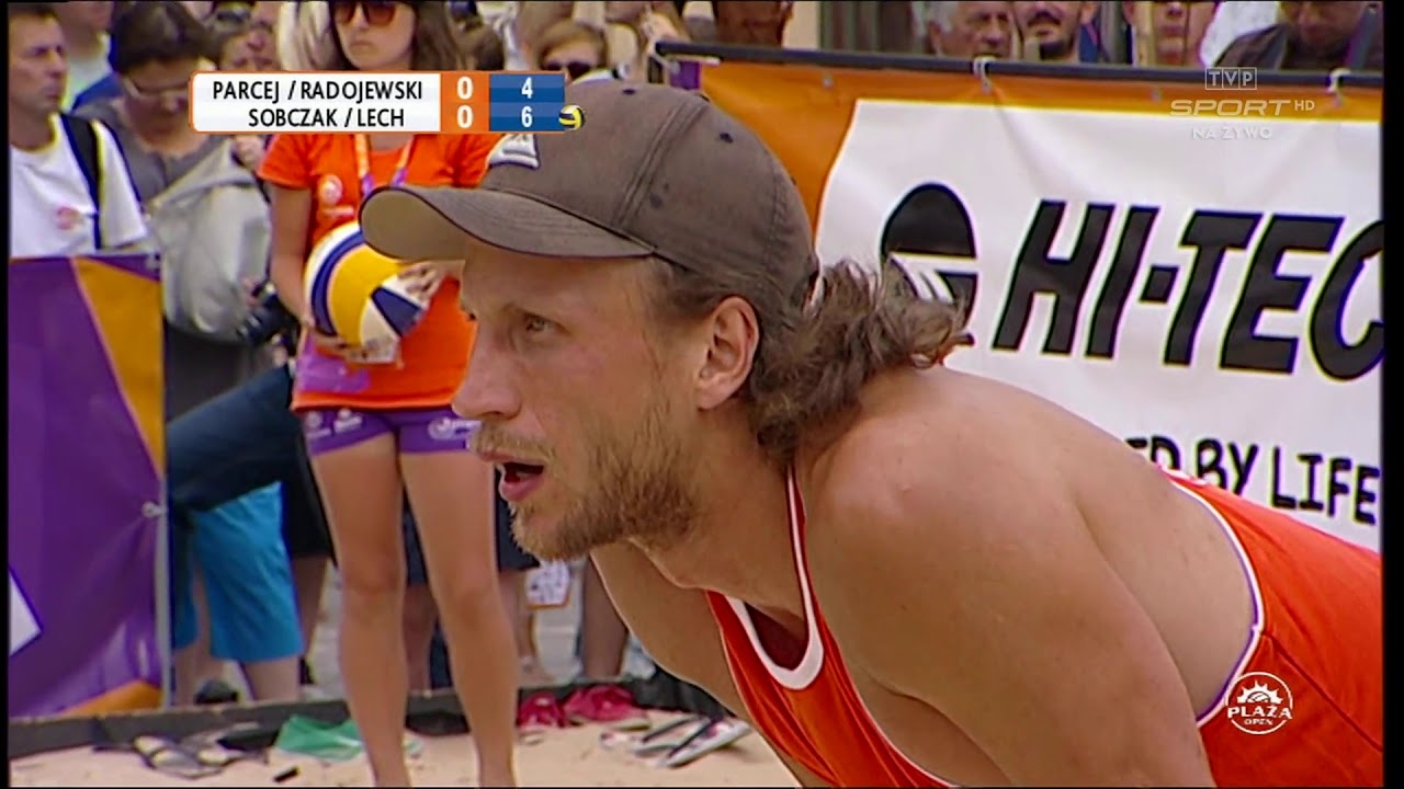 Plaża Open 2014 - Cieszyn - finał turnieju mężczyzn: Parcej/Radojewski - Sobczak/Lech