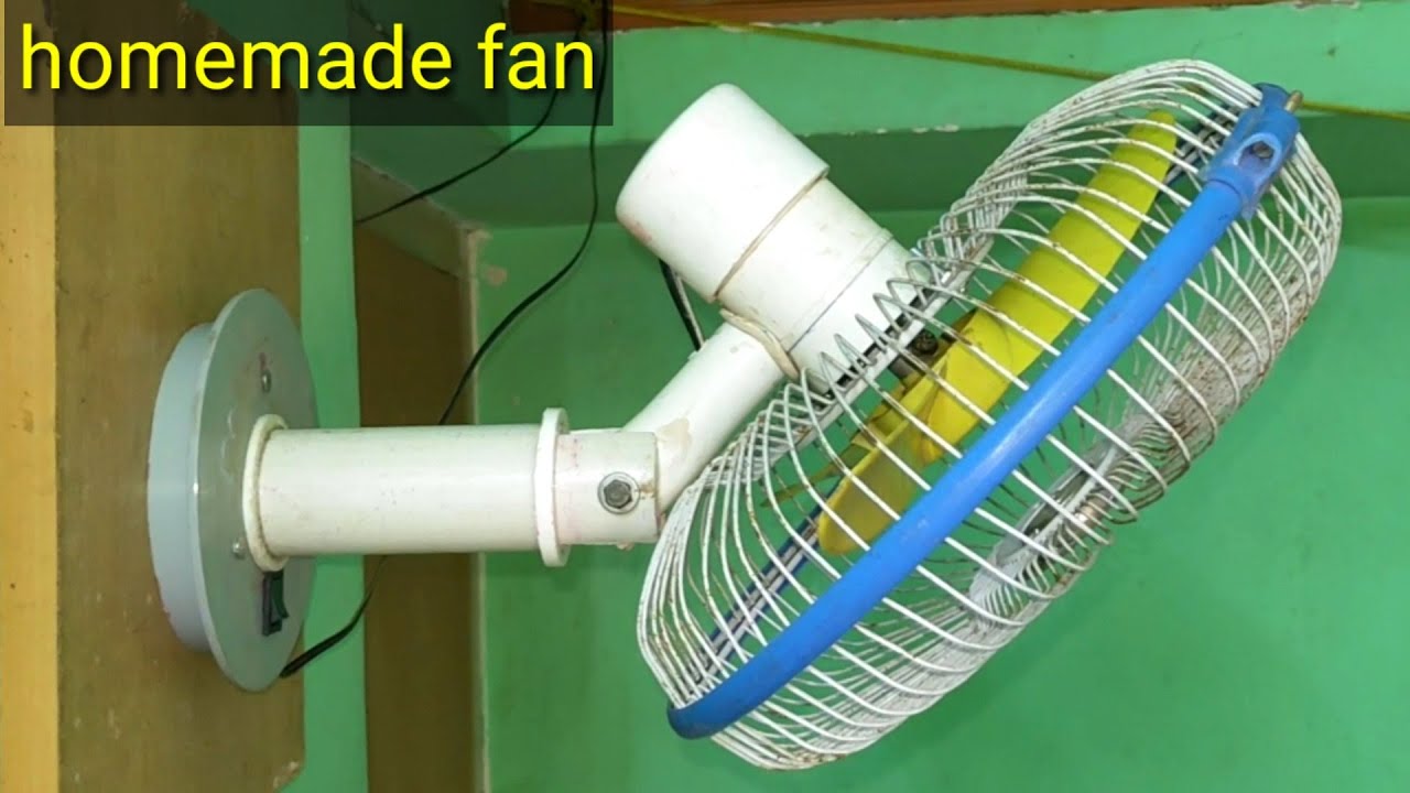 Making A Wall Mounted Fan using 12 Volt 775 Motor