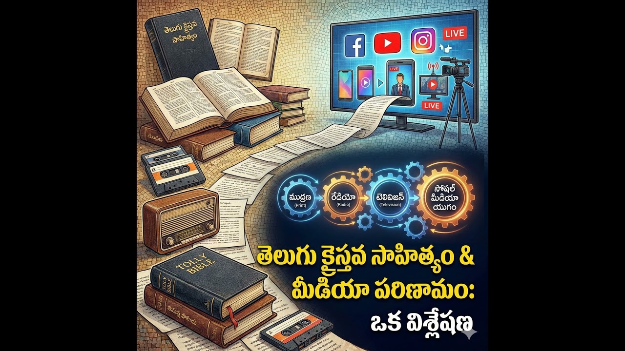 EP 59 తెలుగు క్రైస్తవ సువార్త ప్రయాణం: ముద్రణ నుండి డిజిటల్ విప్లవం వరకు! 25 ఏళ్ల పరిణామాలపై విశ్...