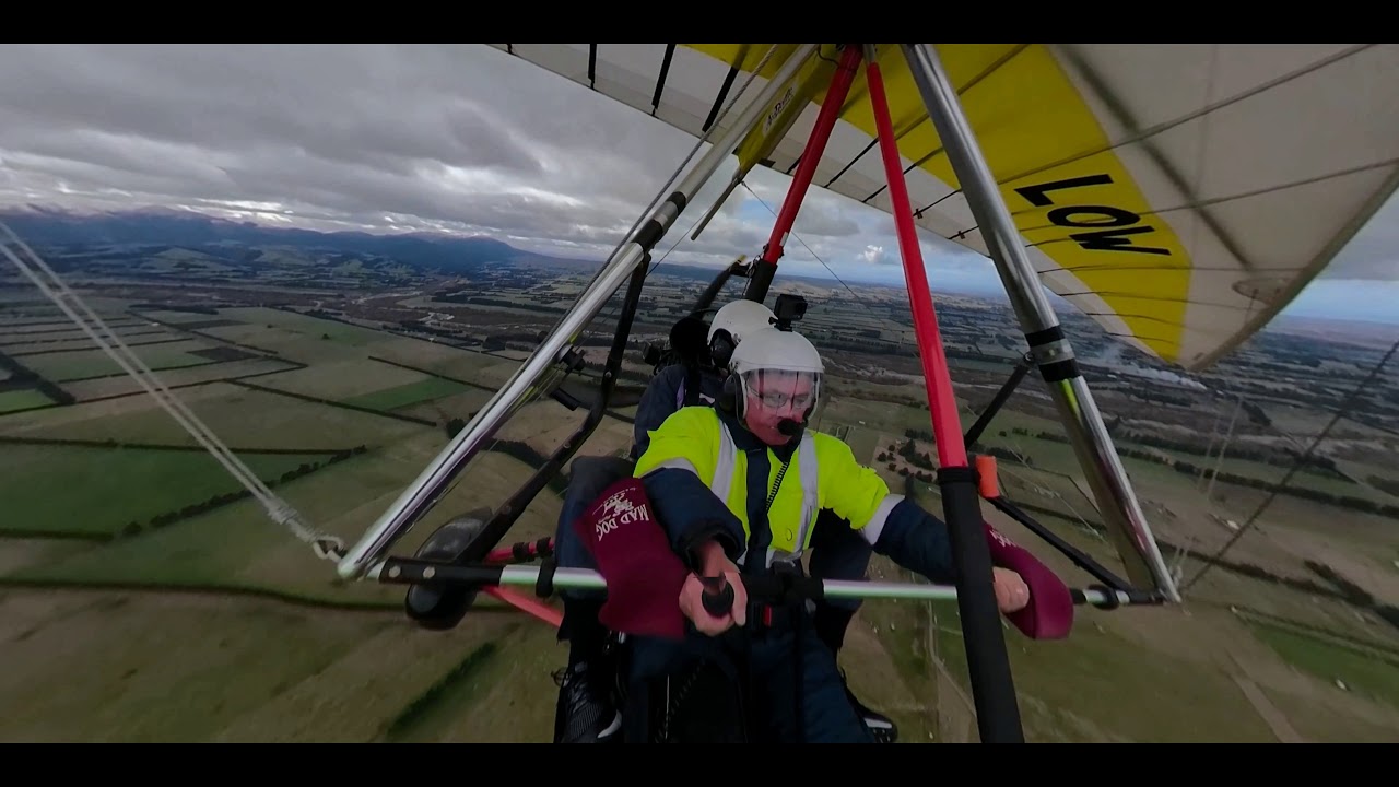 Microlight Trike Flight to Oxford New Zealand