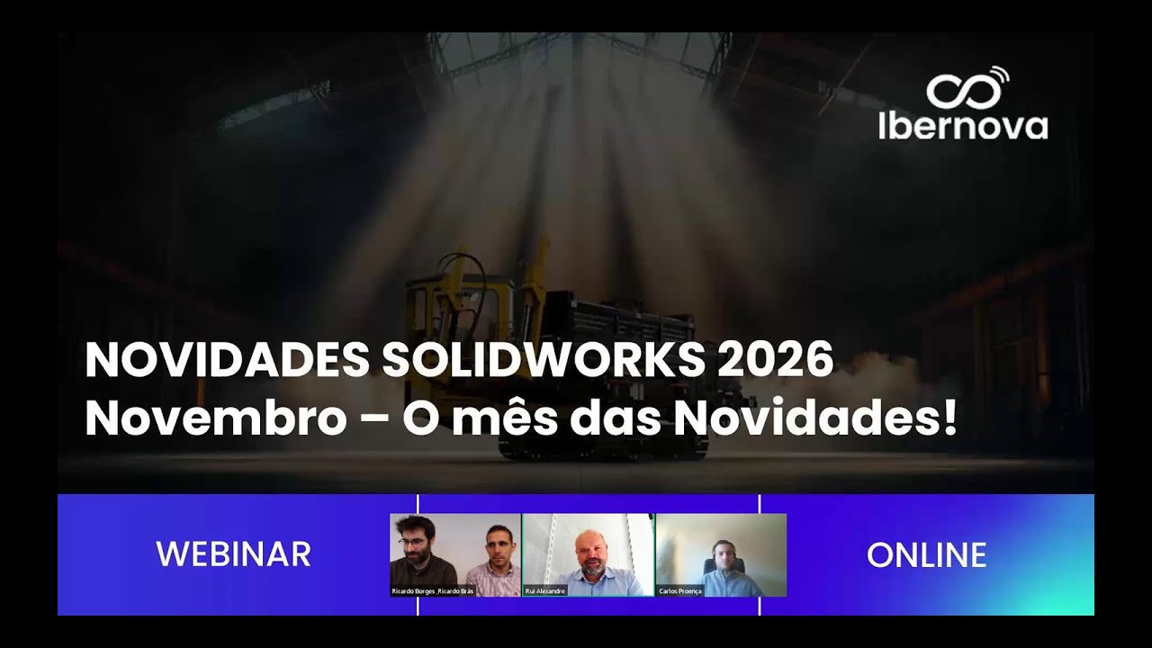 Novidades SOLIDWORKS 2026 - Tudo o que precisa de saber
