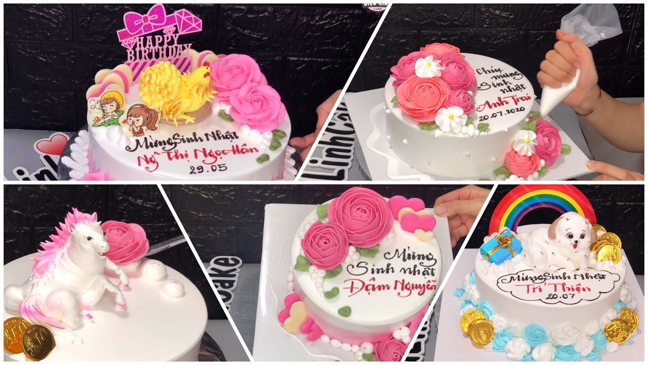 #140 Trang trí bánh kem | Dieulinhcake