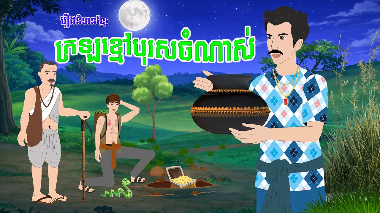 រឿងតុក្កតាខ្មែរ ៖ ក្រឡខ្មៅបុរសចំណាស់ - Story In Khmer By Tola Film #khmerstory #animals