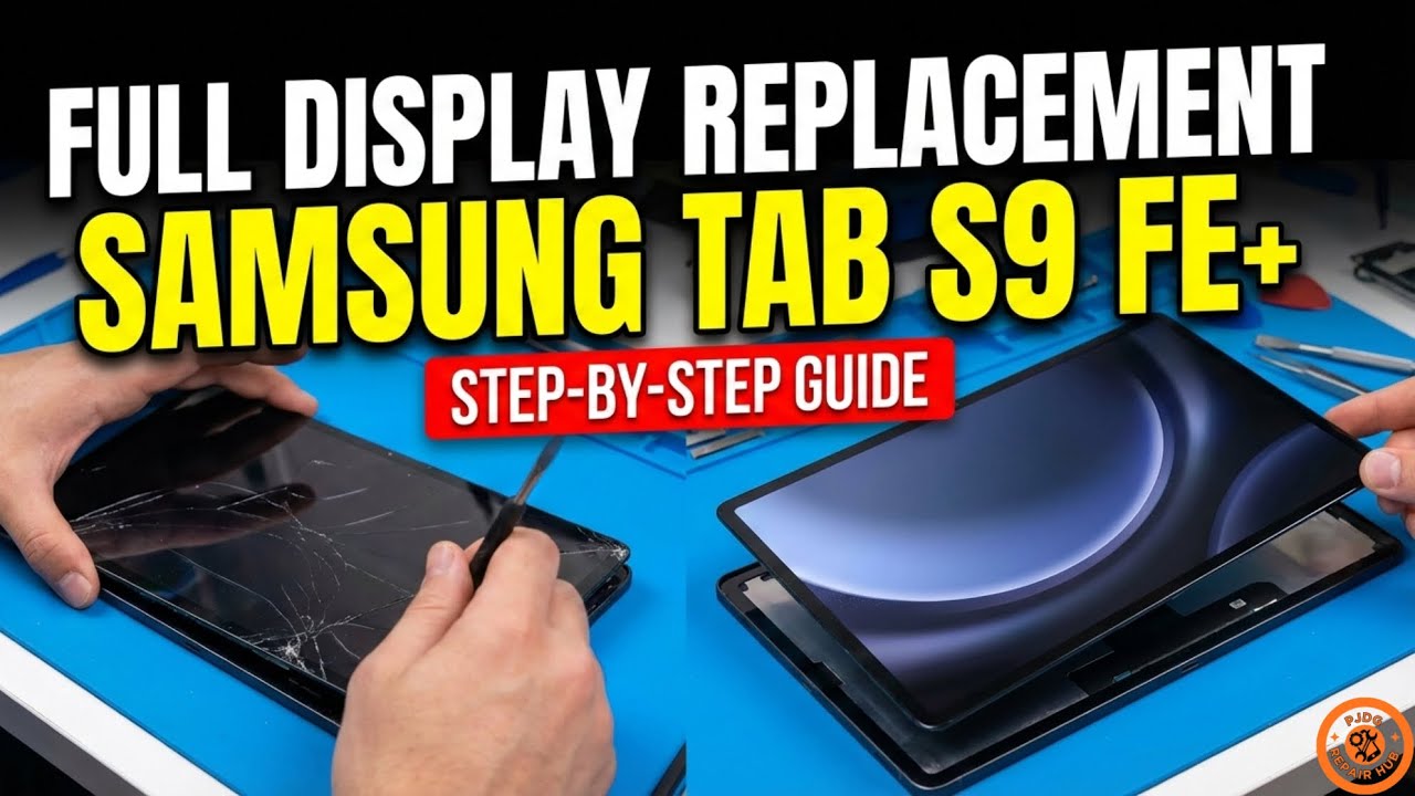 Samsung Galaxy Tab S9 FE+ Display Replacement | Full Repair Guide 🔧||@PJDGRepairHub ||