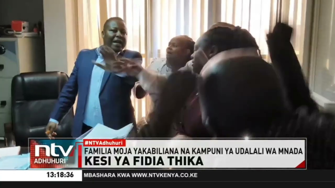 Vurugu baada ya familia moja kukabiliana na kampuni ya udalali wa mnada kupinga kuuzwa malori 2