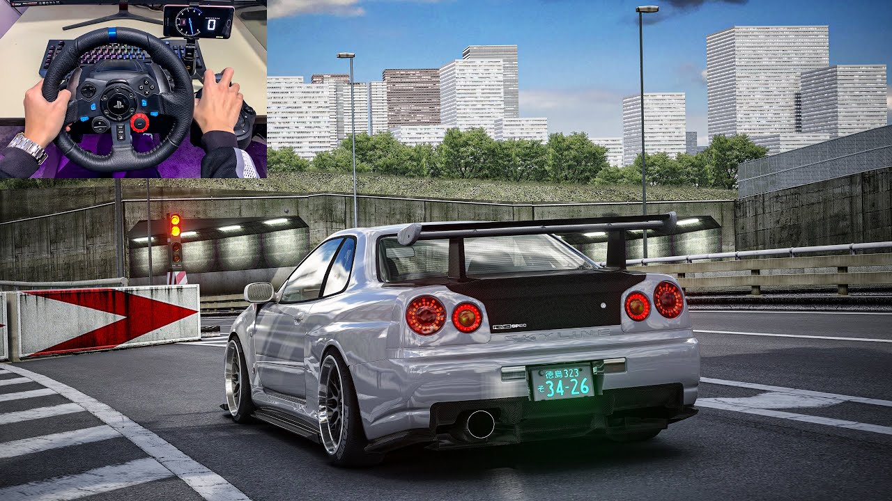 Assetto Corsa - Nissan Skyline GTR R34 | Logitech G29 Gameplay