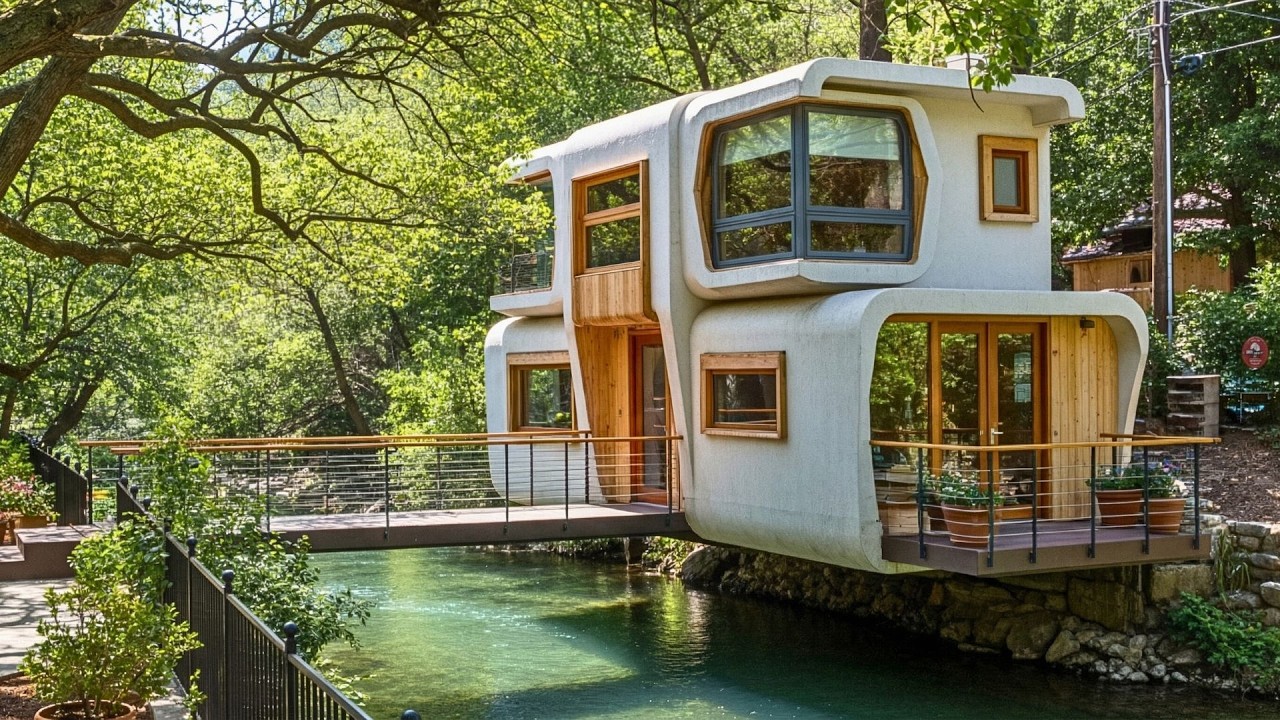 Cozy Modern Tiny House Lifestyle   Mini Garden, Outdoor Living & Elevated Forest Bliss!