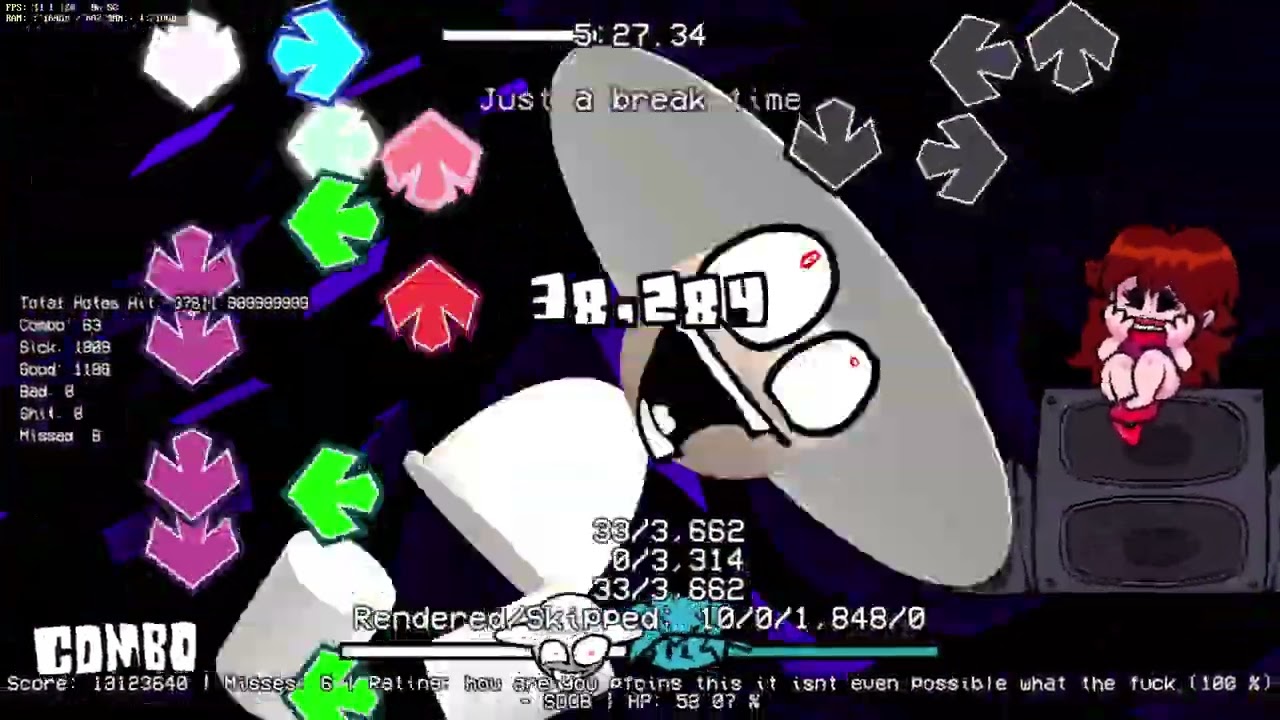 FNF - Taimuresu Overkill Mode - But Expunged is a bit different today