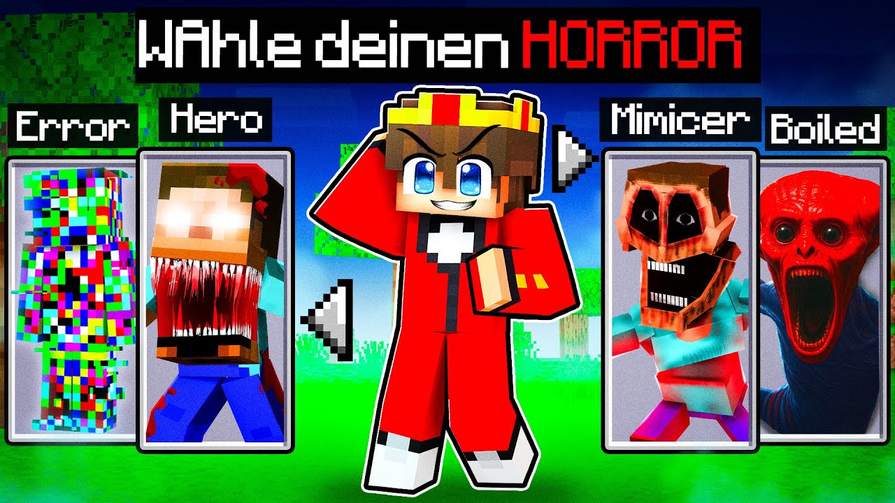 Minecraft, aber WÄHLE DEINEN HORROR!
