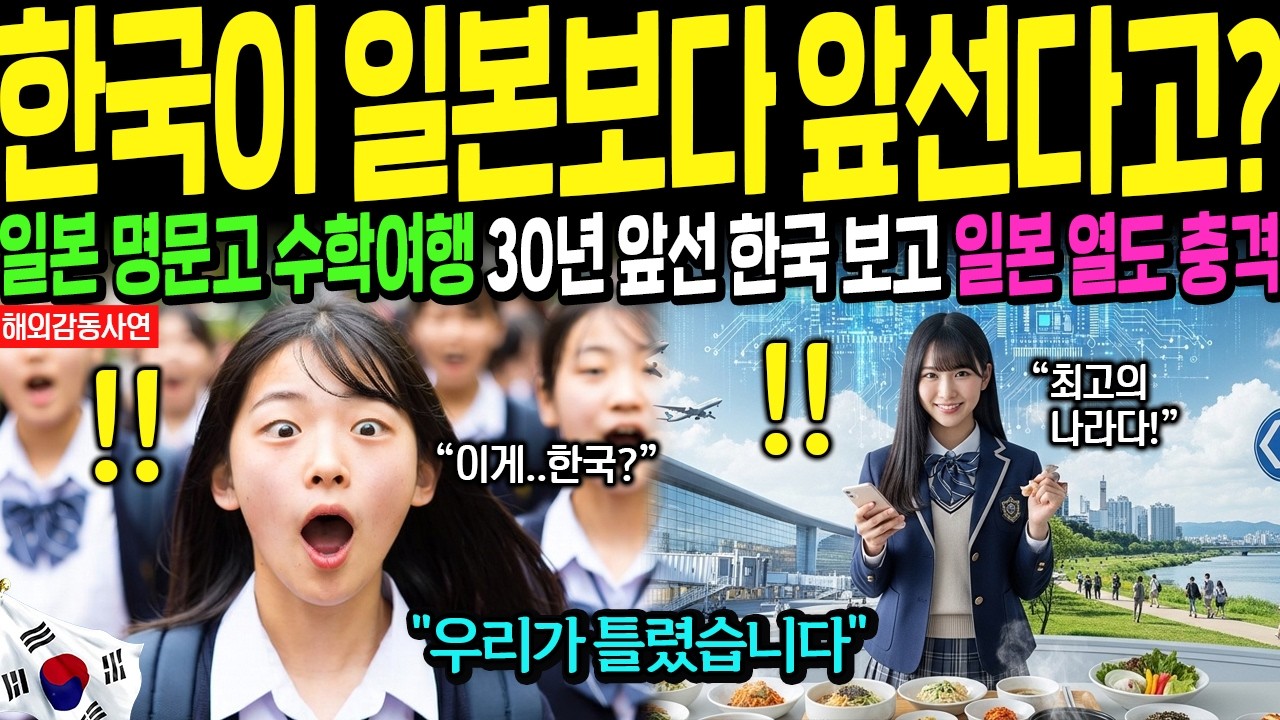 [해외감동사연] 일본 명문고 엘리트가 한국 수학여행 후 인천공항서 무너진 이유 | 도쿄대 교수 아들의 충격 고백