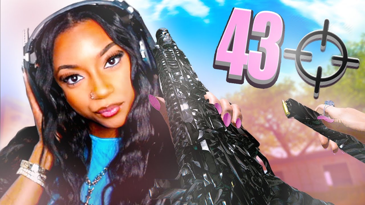 FEMALE REBIRTH PLAYER DROPS 43 KILLS (Rebirth Island Solo Quads)