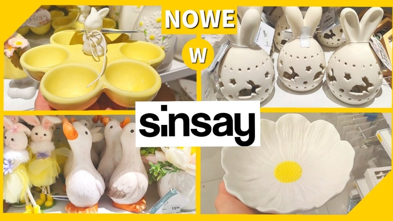 SINSAY NOWOŚCI WIELKANOC WIOSNA 2026 – Co WARTO KUPIĆ? | Nowa Kolekcja | Przegląd półek 🐣DEKORACJE 🌸