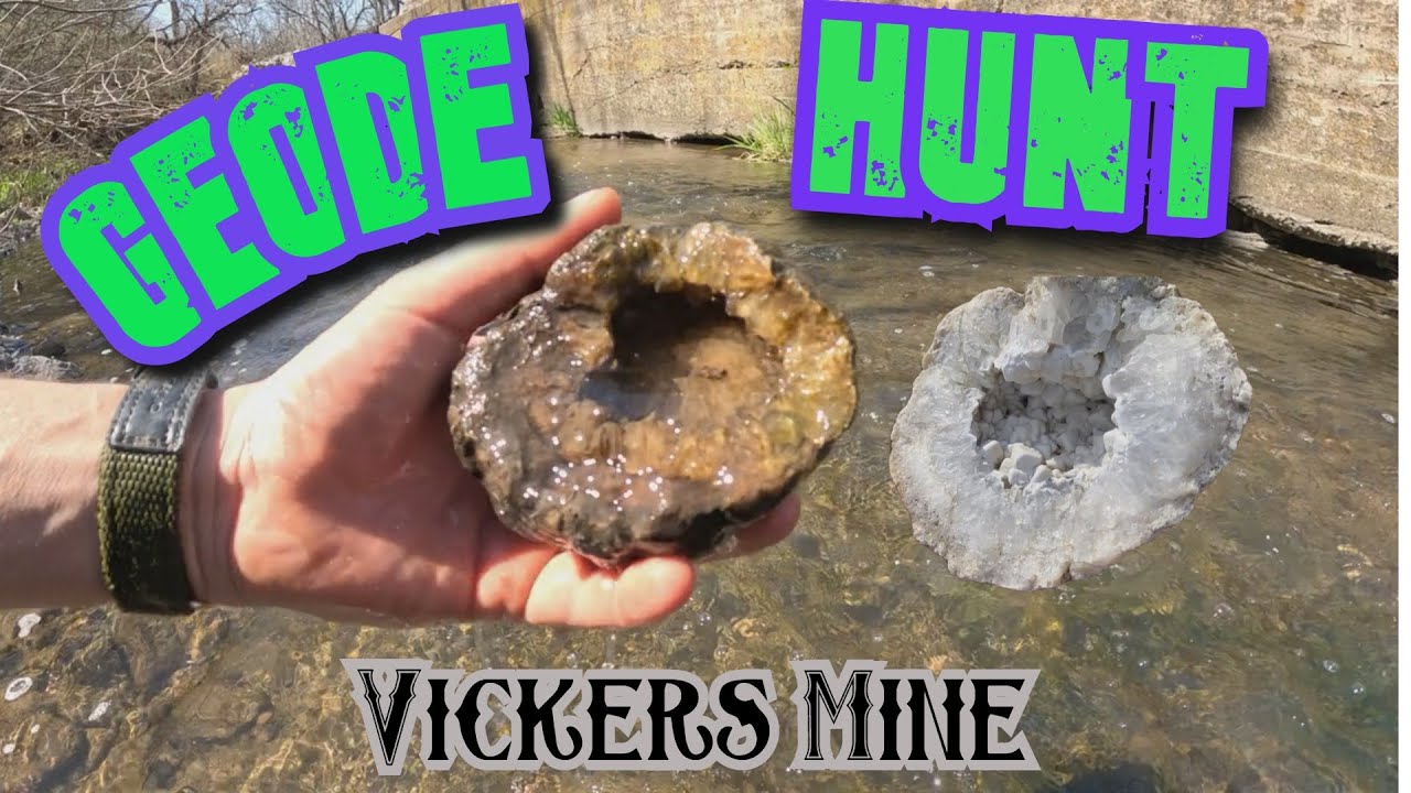 Rockhounding Geodes, Fluorite & Petrified wood Vickers Mine & Creek